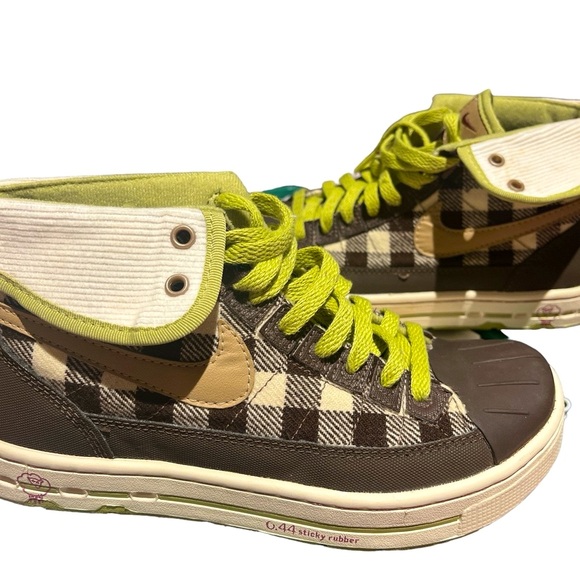 Vintage Y2K Nike ACG Plaid 044 Sticky Rubber Boots Size 8 - Picture 4 of 4